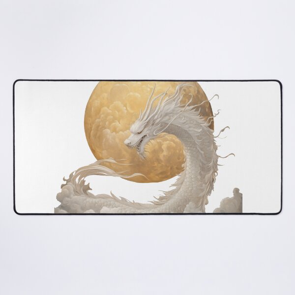 Item preview, Celestial White Dragon Above Clouds designed and sold by BlissxPals.