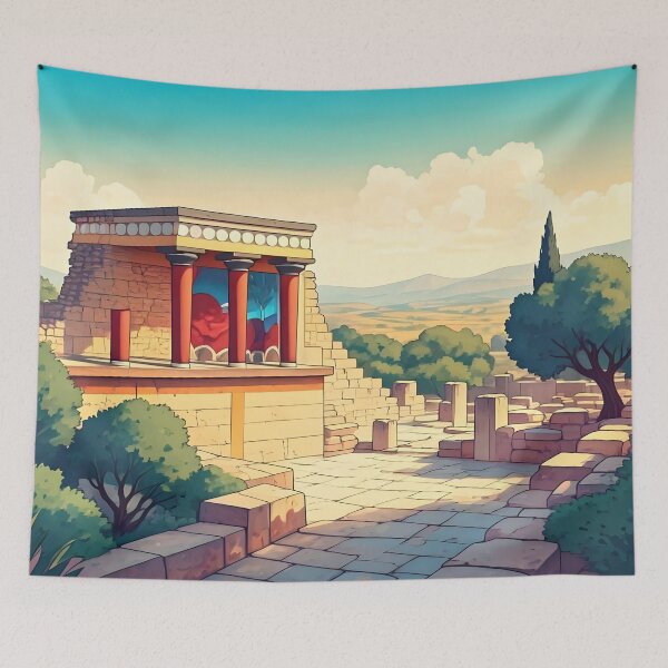 Item preview, Knossos Palace: Sunlit Minoan Ruins of Crete designed and sold by LSVart.