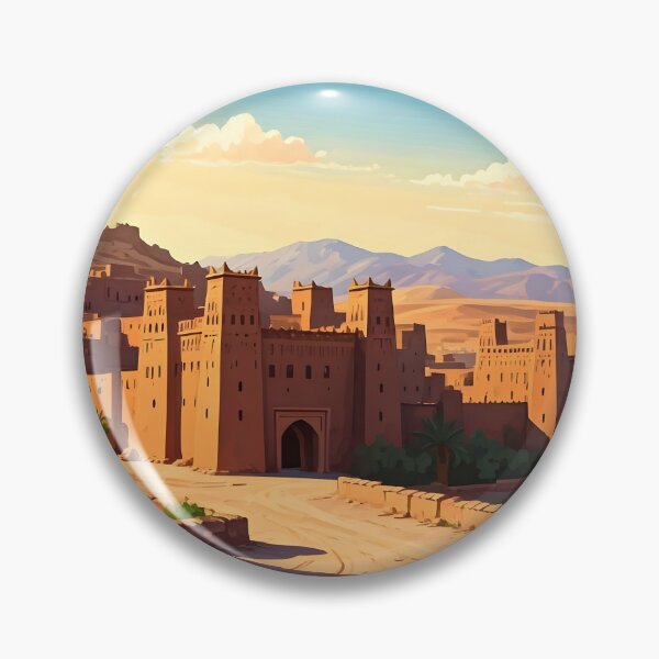 Item preview, Ksar of Tamnougalt: Golden Sunset Over Ancient Mud-Brick Towers designed and sold by LSVart.