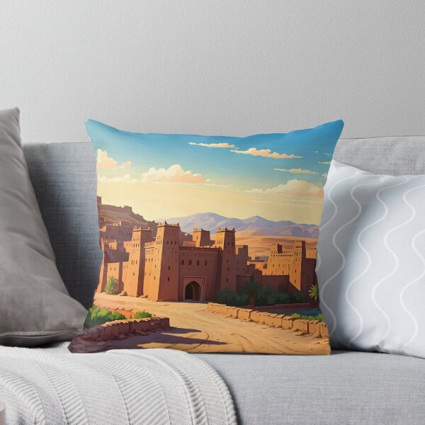 Item preview, Ksar of Tamnougalt: Golden Sunset Over Ancient Mud-Brick Towers designed and sold by LSVart.