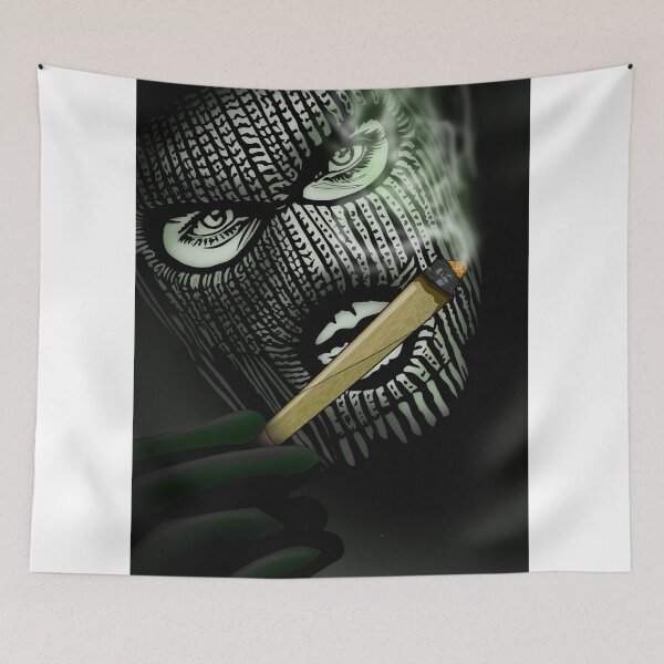 Item preview, Masked Smoker – The Chill Rebel designed and sold by GrizzlyCollective.