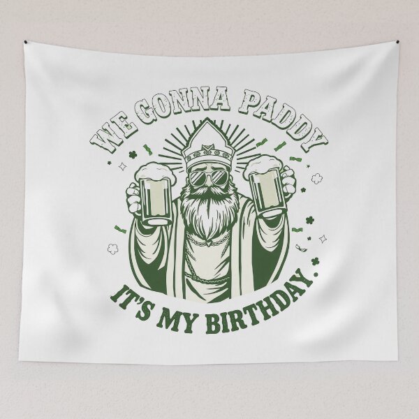 Item preview,  We Gonna Paddy  It’s My Birthday – Funny Saint Paddy’s Day Beer Drinking  designed and sold by svarupa.