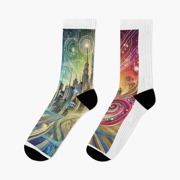 Item preview, Futuristic Metropolis in Abstract Motion designed and sold by Streethandcool.