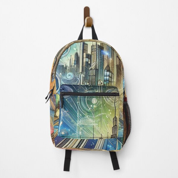 Item preview, Futuristic Metropolis in Abstract Motion designed and sold by Streethandcool.