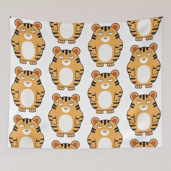 Item preview, Grumpy Tiger Chick (Chub-Chub) designed and sold by The Bored Chick by trep.