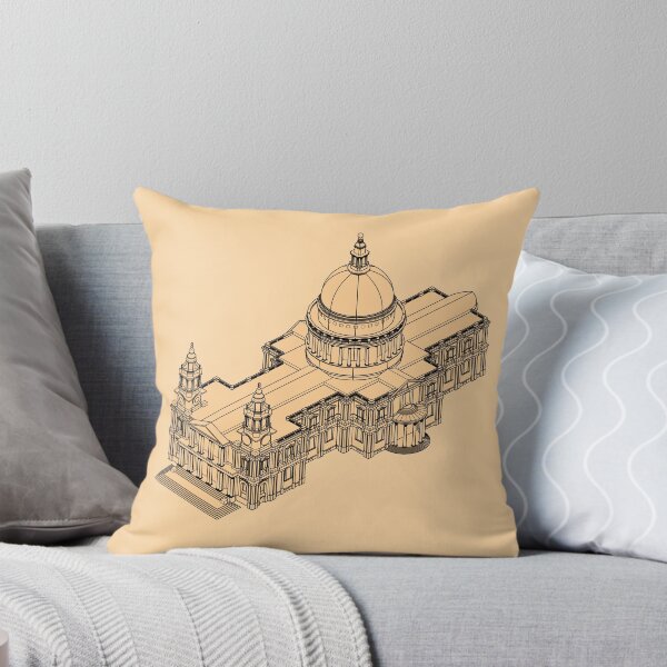 Item preview, St Paul's Cathederal - Isometric Art Print designed and sold by MancBusyBee.
