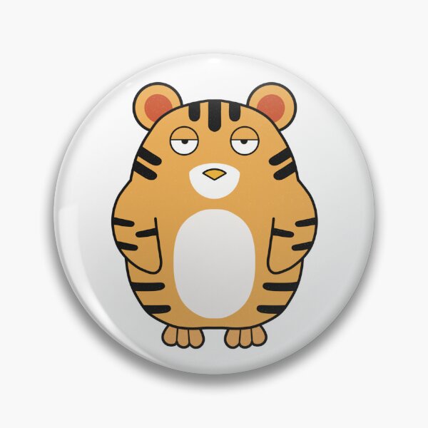 Item preview, Grumpy Tiger Chick (Chub-Chub) designed and sold by The Bored Chick by trep.