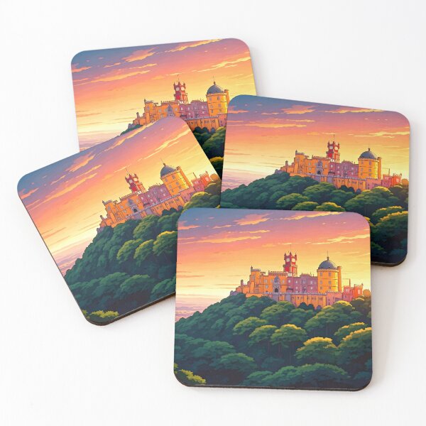 Item preview, Pena Palace at Sunset: Vibrant Towers of Sintra designed and sold by LSVart.