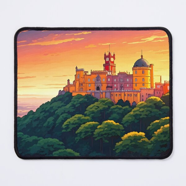 Item preview, Pena Palace at Sunset: Vibrant Towers of Sintra designed and sold by LSVart.