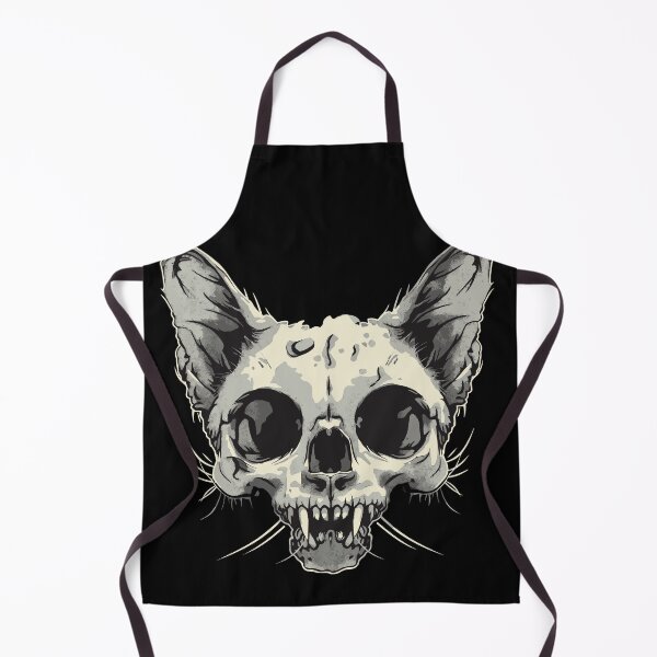 Item preview, zombie cat skull designed and sold by drizzd.