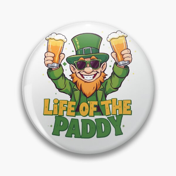 Item preview, Life of the Paddy – Funny St. Patrick’s Day Drinking Leprechaun designed and sold by svarupa.