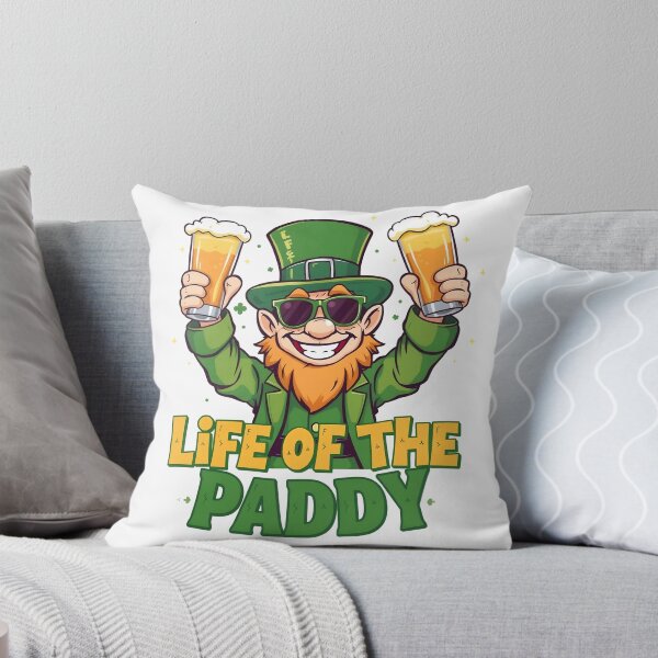 Item preview, Life of the Paddy – Funny St. Patrick’s Day Drinking Leprechaun designed and sold by svarupa.