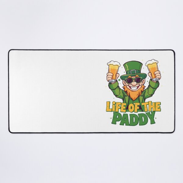 Item preview, Life of the Paddy – Funny St. Patrick’s Day Drinking Leprechaun designed and sold by svarupa.