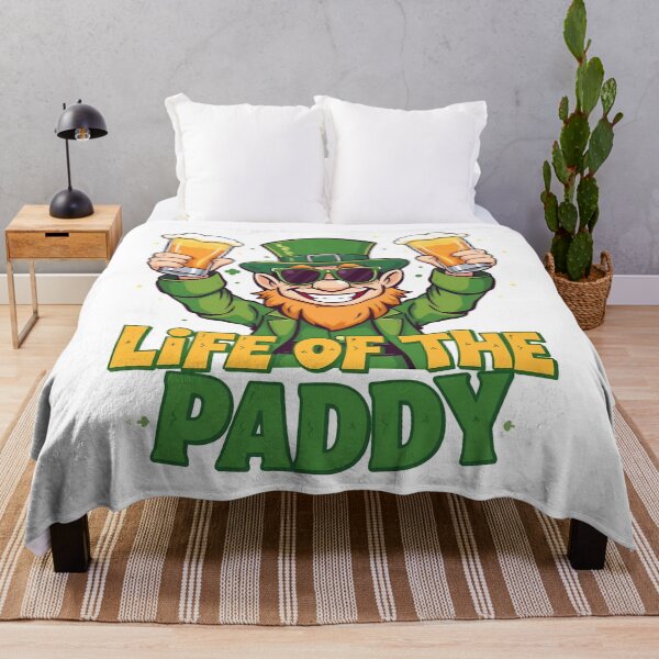Item preview, Life of the Paddy – Funny St. Patrick’s Day Drinking Leprechaun designed and sold by svarupa.