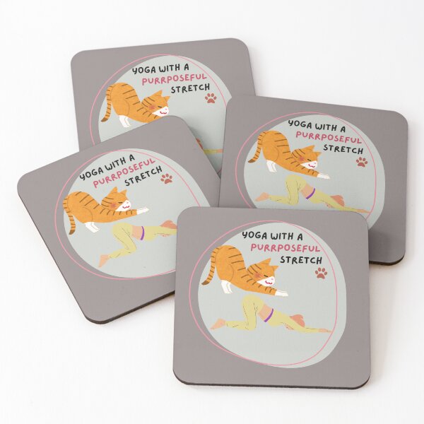 Item preview, Yoga with a Purrposeful Stretch designed and sold by WDWL idea2design.
