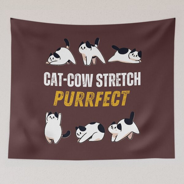 Item preview, Estiramiento de gato y vaca: Purrfecto designed and sold by WDWL idea2design.