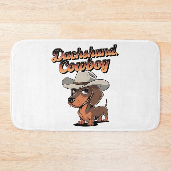 Item preview, Dachshund cowboy - Cowboy dog - Get the cowboy dog out - Think cowboy dog - Free cowboy dog - Run for the cowboy dog - Funky cowboy dog designed and sold by JansenGS.