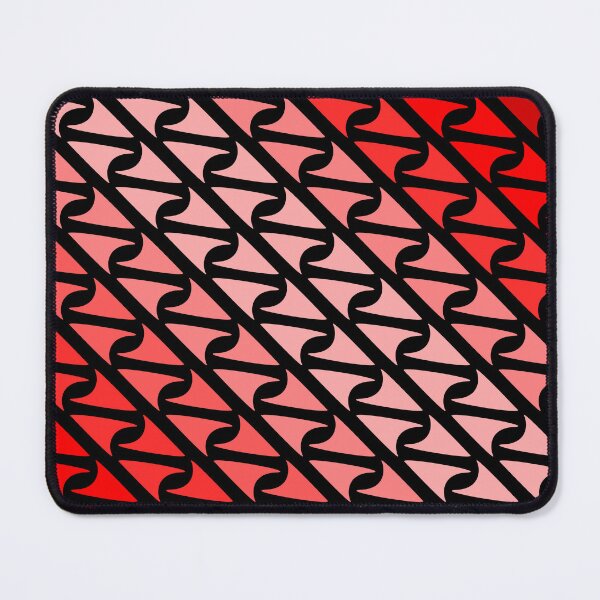 Item preview, Abstract Pattern: Red Wave Arrows designed and sold by artemiscape.