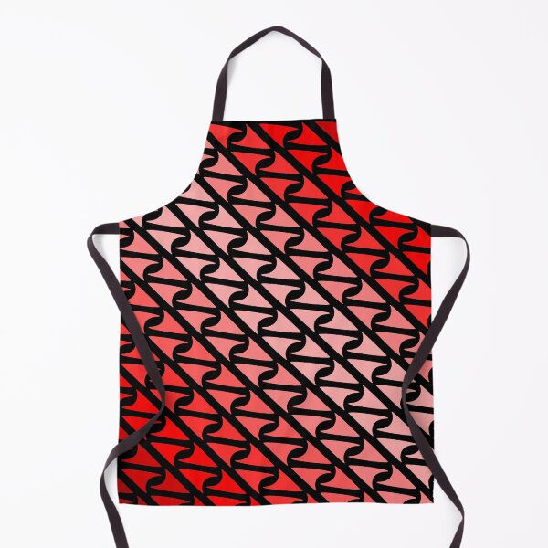 Item preview, Abstract Pattern: Red Wave Arrows designed and sold by artemiscape.
