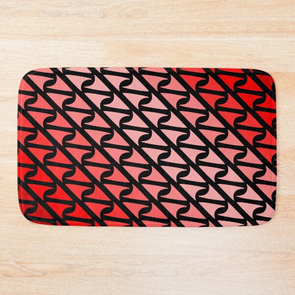 Item preview, Abstract Pattern: Red Wave Arrows designed and sold by artemiscape.