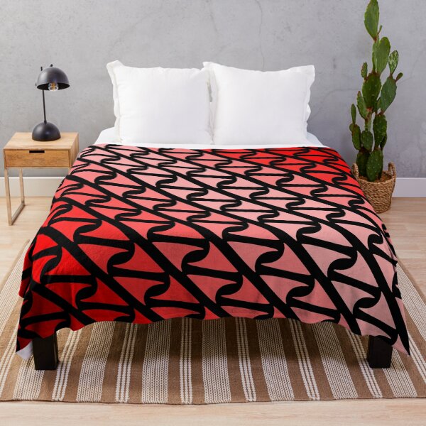 Item preview, Abstract Pattern: Red Wave Arrows designed and sold by artemiscape.