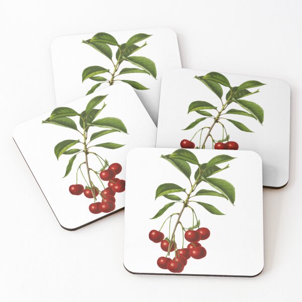 Item preview, Red Cherries On A Branch designed and sold by IrisAndIvy.