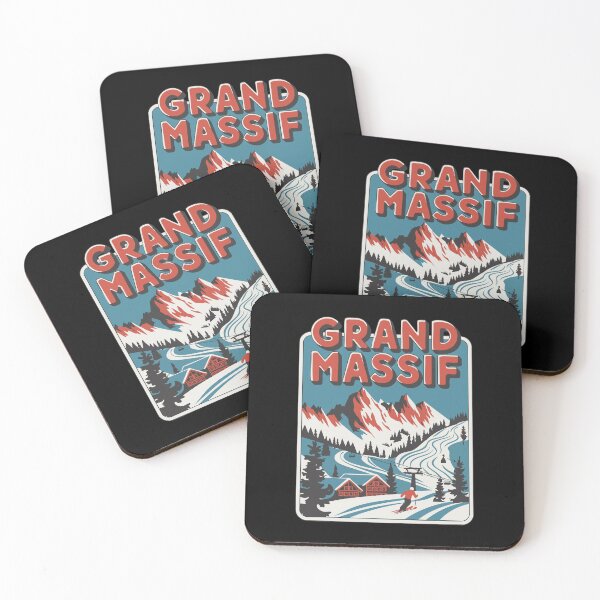 Item preview, Grand Massif - Vintage French Alps Travel designed and sold by skiprender.