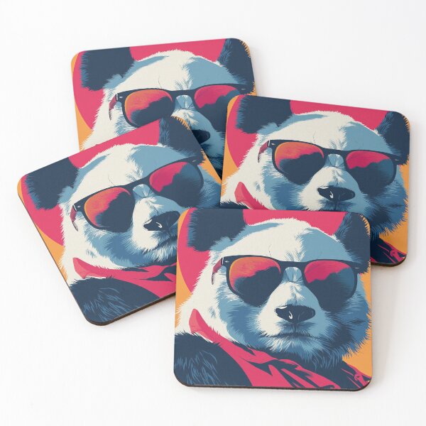 Item preview, Cool Panda – Retro Pop Art Vibes designed and sold by djovan.