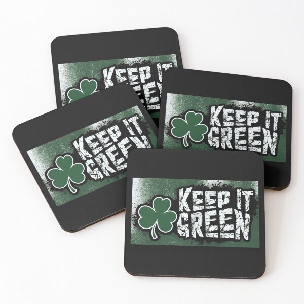 Item preview, Keep It Green – Grunge-Style Shamrock St. Patrick’s Day Design designed and sold by Art Garden.