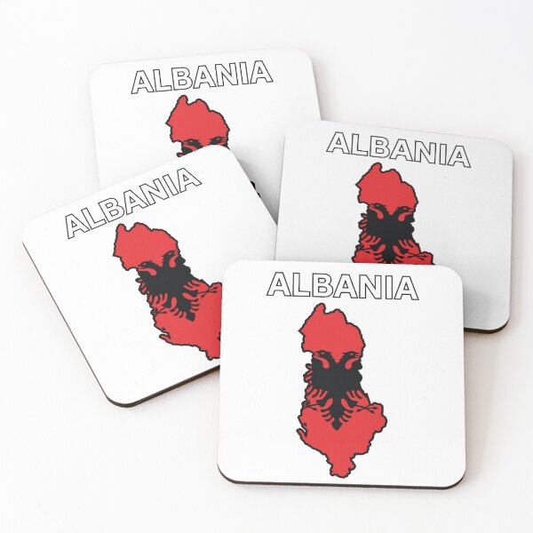 Item preview, Albania Flag Map Design designed and sold by atomstartup.
