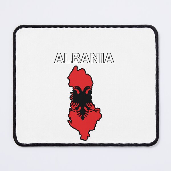 Item preview, Albania Flag Map Design designed and sold by atomstartup.