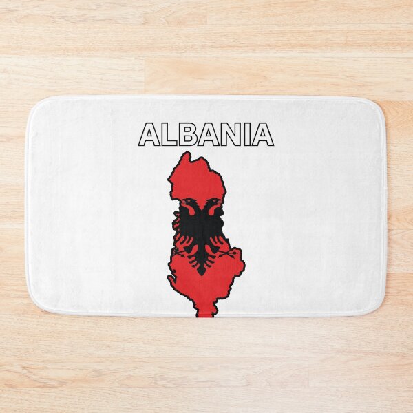 Item preview, Albania Flag Map Design designed and sold by atomstartup.