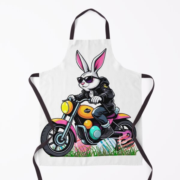 Item preview, Cool Easter Bunny Biker – Funny Motorcycle Easter Design designed and sold by ARTReMi.