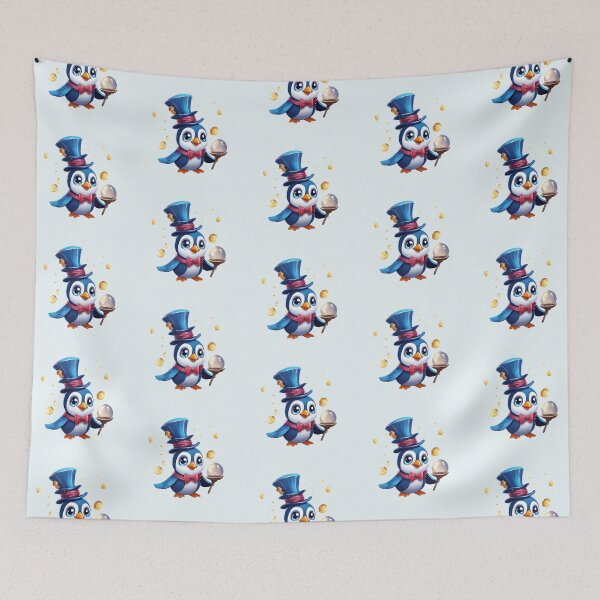 Item preview, Magician Blue Penguin designed and sold by Fanverse Merchandise.