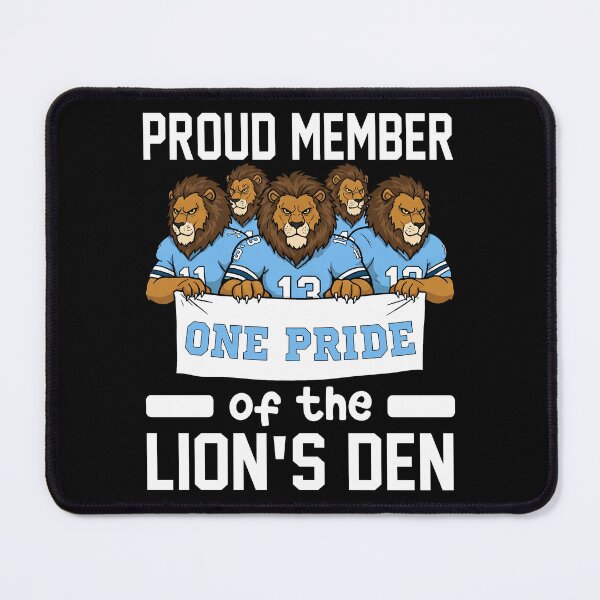 Item preview, PROUD MEMBER OF THE LION'S DEN - LIONS FOOTBALL GIFT designed and sold by KEF Custom.