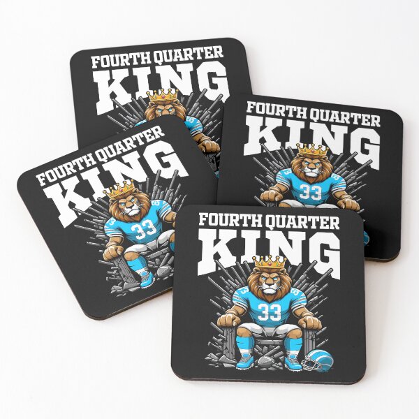 Item preview, FOURTH QUARTER KING - LIONS FOOTBALL GIFT designed and sold by KEF Custom.