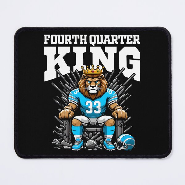 Item preview, FOURTH QUARTER KING - LIONS FOOTBALL GIFT designed and sold by KEF Custom.