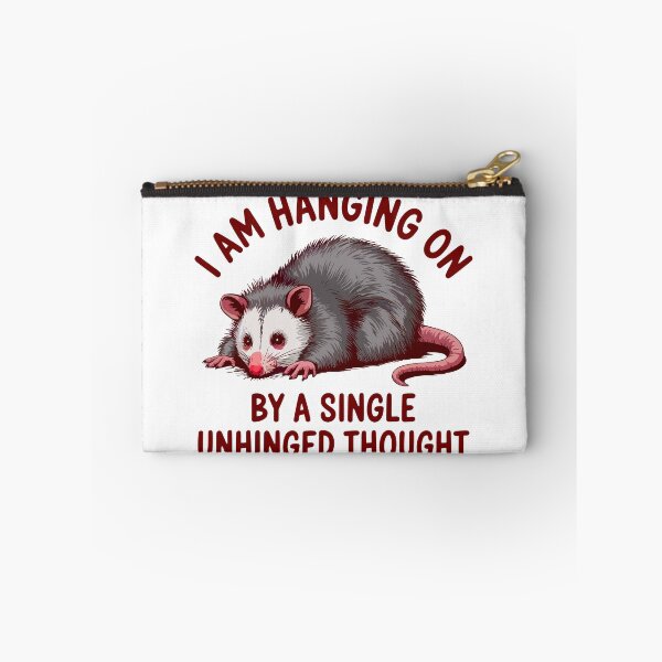 Item preview, Hanging On By A Single Unhinged Thought designed and sold by Angry Swan Designs.