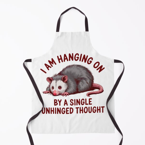 Item preview, Hanging On By A Single Unhinged Thought designed and sold by Angry Swan Designs.
