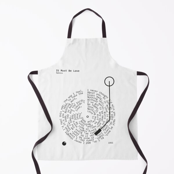 Item preview, It Must Be Love, Madness - Lyrics Poster designed and sold by MancBusyBee.