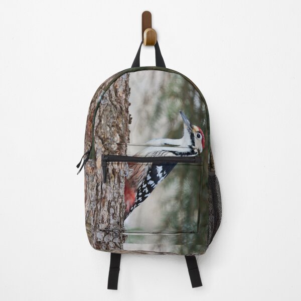 Item preview, A closer view. White-backed woodpecker designed and sold by Jouko Lehto Photography.