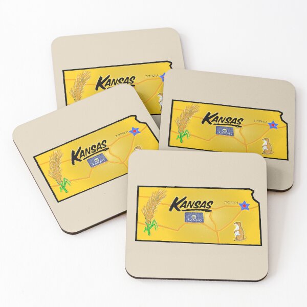 Item preview, Kansas Tourist Map designed and sold by Havocgirl.