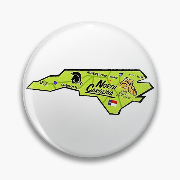 Item preview, North Carolina Tourist Map designed and sold by Havocgirl.