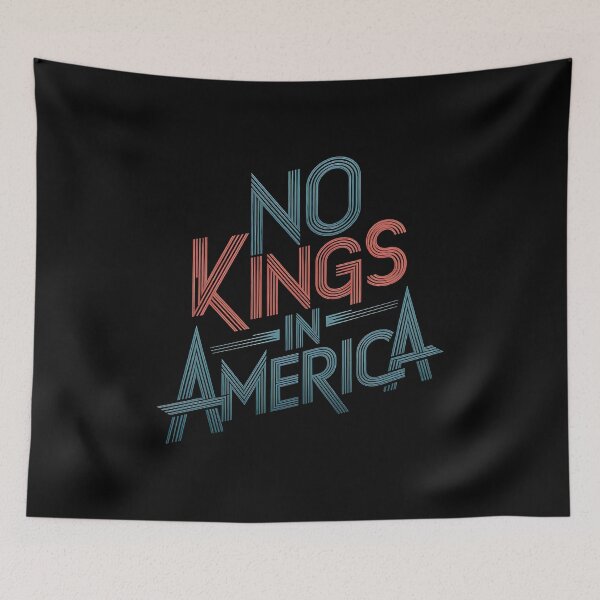 Item preview, No Kings In America - This bold gift is perfect for free thinkers, patriots, and defenders of democracy who want to express their values and opposition to monarchy. designed and sold by ZyziowskyArt.