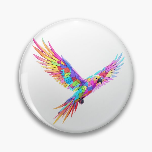 Item preview, Bird Blue parrot macaw flying, parrot design designed and sold by Coolparrotgirl.