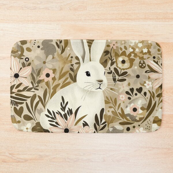 Item preview, White Rabbit Amidst Blossoms designed and sold by zzz888.