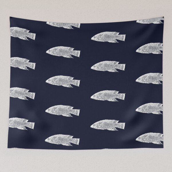 Item preview, Spanish Hogfish White Design  designed and sold by designsasstultd.