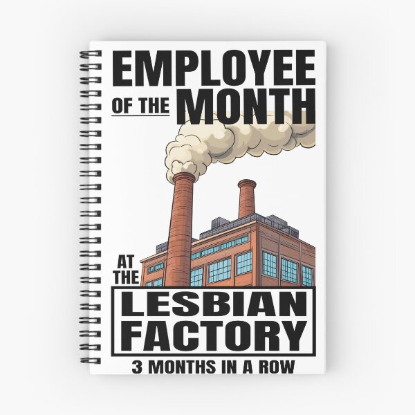 Item preview, Funny Lesbian Employee Of The Month designed and sold by RockFireMerch.