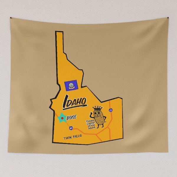 Item preview, Idaho Tourist Map designed and sold by Havocgirl.