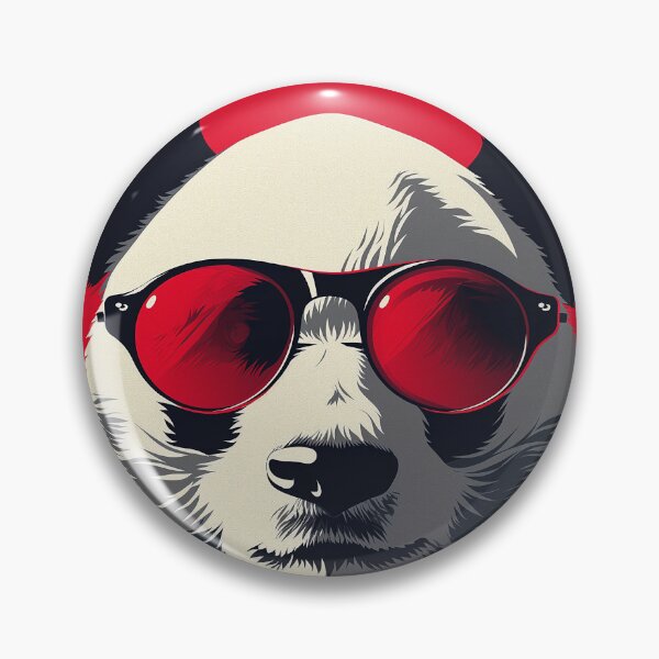 Item preview, Panda im Retro-Stil – Cool & Minimalistisch designed and sold by djovan.